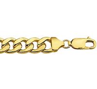 Armband Witgoud Geslepen Gourmet 21 cm