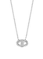TI SENTO, Collier "mit Seildesign Und Zirkonia" in silber, Schmuck für Damen