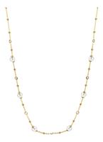 Casa Jewelry Collier Pruts Pearl White van zilver goud verguld