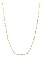 Casa Jewelry Collier Pruts Pearl White van zilver goud verguld