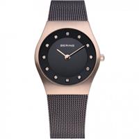 Bering Damenuhr Classic "11927-262", braun