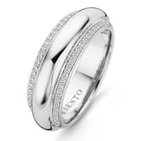 TI SENTO Milano Ring van zilver met zirkonia 12143ZI