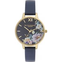Olivia Burton Damenuhr Enchanted Garden "OB16EG11", dunkelblau