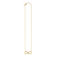CAÏ Collier 925/-Sterling Silber vergoldet Topas Infinity