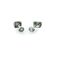 Boccia Paar Ohrstecker Brillant Ohrstecker Titan 0537-01