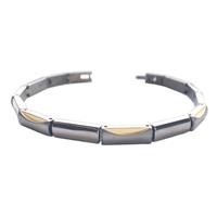 Boccia 03015-02 Armband Titanium zilver- en goudkleurig
