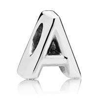 PANDORA - 797455 Charm - Buchstabe A - Letter A - 925 Sterling Silber