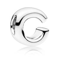 PANDORA - 797457 Charm - Buchstabe C - Letter C - 925 Sterling Silber