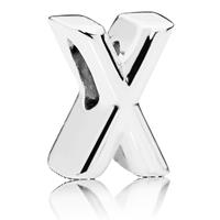 Pandora Charm Moments Buchstabe X 797478, Silber, 99