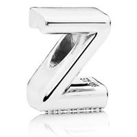 PANDORA - 797480 Charm - Buchstabe Z - Letter Z - 925 Sterling Silber