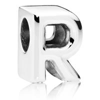 PANDORA - 797472 Charm - Buchstabe R - Letter R - 925 Sterling Silber