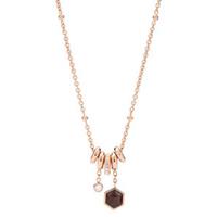 JF03063791 Ketting Classics staal rosekleurig