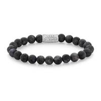 rebel&rose Rebel & Rose Armband Matt Grey Seduction RR-80025-S-M Herren