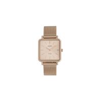 OOZOO C9847 Horloge staal/mesh rosekleurig 29 x 29 mm