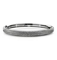 TI SENTO, Armreif "mit Flechtmuster 2905si" in silber, Schmuck für Damen