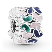 Pandora Charm Butterfly Arrangement "797863ENMX", 925er Silber, mehrfarbig, keine Angabe