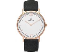 Kapten & Son Black vintage leather campina 4251145211547 geel goud