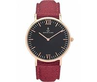 Kapten & Son Black bordeaux canvas campina 4251145201777 geel goud