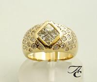Atelier Christian Diamanten ring geel goud
