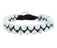 Christian White beads geel goud