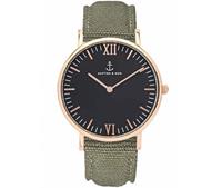 Kapten & Son Horloge black olive canvas campina 4251145223762 rosé goud