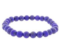 Christian Lapis lazuli armband geel goud