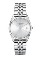 rosefield The Ace Silver Sunray Silver Horloge