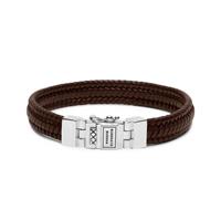 Buddha to Buddha 181BR armband Edwin Small Leather Brown (F) 21 cm