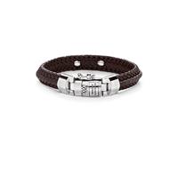 Buddha to Buddha Nurul Small Leather Bracelet Brown