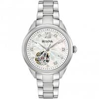 Bulova Damenuhr in Silber 96P181