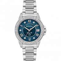 Bulova 96R215 Marine Star Diamond dames horloge 32 mm