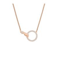 Swarovski Symbolic Necklace, White, Rose-gold tone plated