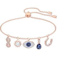 Swarovski Symbolic Bracelet, Multi-colored, Rose-gold tone plated