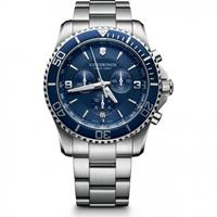 Victorinox Herren Chronograph Maverick "241689", blue silver