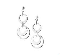 TFT Oorhangers Zilver Gerhodineerd Glanzend 37.5 mm x 15 mm