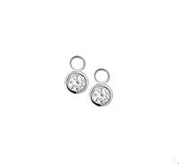 TFT Creoolhangers Zirkonia Zilver Gerhodineerd Glanzend