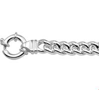 TFT Armband Zilver Gourmet 7 mm 19 cm