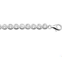 TFT Tennisarmband Zilver Zirkonia 18.5 cm