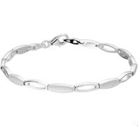 TFT Armband Zilver Poli/mat 4,2 mm 19 cm