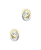 TFT Oorknoppen Geelgoud 6 mm x 4.5 mm