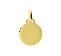 TFT Graveerhanger geelgoud rond 12 mm