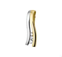 TFT Hanger Bicolor Goud Zirkonia