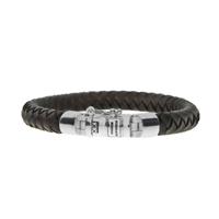 Buddha to Buddha 180BR Ben Small Leather Brown armband