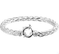 TFT Armband Zilver Vossestaart 6,5 mm 19 cm