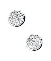 TFT Oorknoppen Zirkonia Zilver Gerhodineerd Glanzend