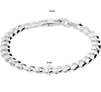 TFT Armband Zilver Gourmet 6,0 mm 20 cm