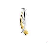 TFT Hanger Bicolor Goud Zirkonia