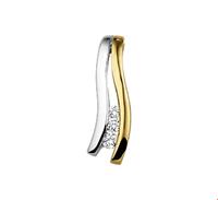 TFT Hanger Bicolor Goud Diamant 0.06ct H P1