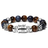 Buddha to buddha spirit bead mix sodalite tigereye armband 19 cm
