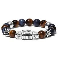 Buddha to Buddha 188MS Armband Spirit Bead Mix Sodalite Tigereye (E) 19 cm